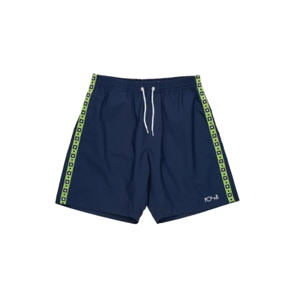 Polar Skate Co - Square Stripe City   Swim Shorts - Navy Fashion