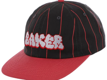 Baker Skateboards - Bubble Pin Snapback Hat - Black   Red Sale