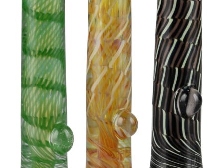 Latty Chillum Taster w  Flat Mouthpiece - 3.6  - Asst. Colors Online Hot Sale