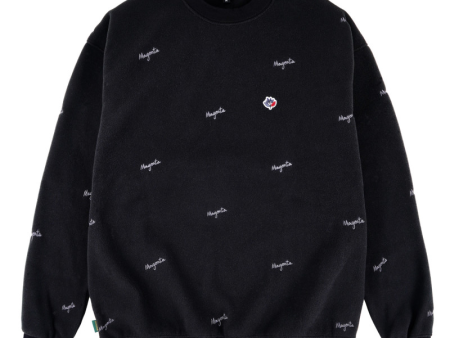 Magenta Skateboards - Loop Fleece Crew Sweatshirt - Black Online Sale