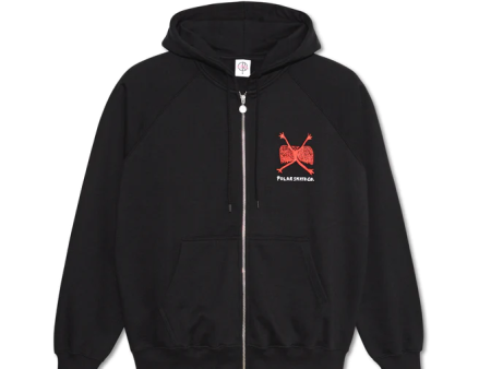 Polar Skate Co - Welcome to the New Age Zip Up Hoodie - Black Discount