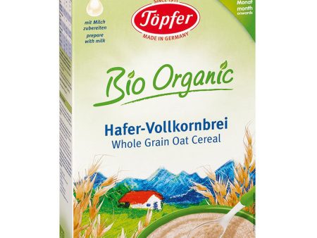 Töpfer Getreidebrei Bio-Hafer-Vollkornbrei ab dem 6. Monat, 175 g Online Hot Sale