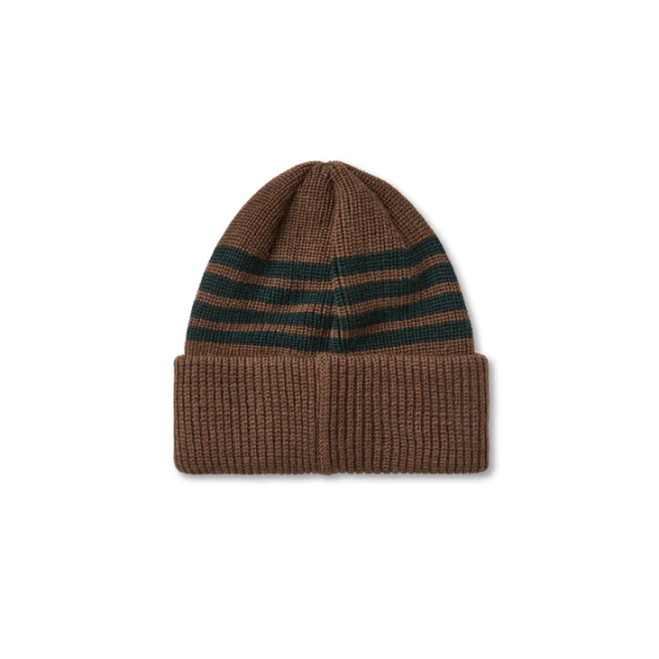 Polar Skate Co. - Stripe Merino Beanie - Brass   Dark Green Sale