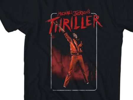 Michael Jackson Thriller Arm Up T-Shirt Black - X Large Sale