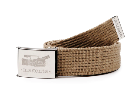 Magenta Skateboards - VX Clip Belt - Natural Online Sale