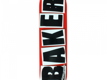 Baker Skateboards - Logo Deck 8.75 Red Black Supply