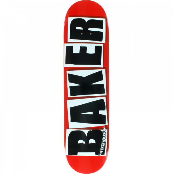 Baker Skateboards - Logo Deck 8.75 Red Black Supply