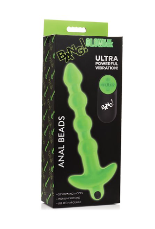 Bang! Glow in the Dark 28X Remote Controlled Anal Beads Cheap