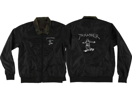 Thrasher Gonz Reversible Coach Jacket Blk Camo For Cheap