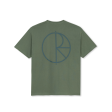 Polar Skate Co -  Stroke Logo T-Shirt - Jade Hot on Sale