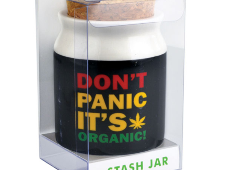 Don t Panic It s Organic Ceramic Jar - 3  Discount