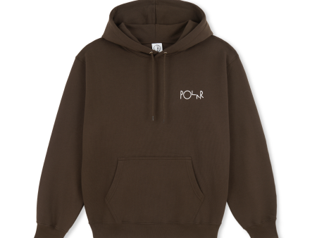 Polar Skate Co. - Dave Hoodie - Stroke Logo - Chocolate Fashion