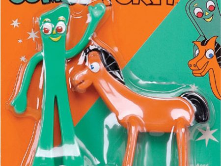 Gumby And Pokey 6In Bendable Pair on Sale