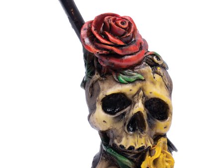 Skull Rose Novelty Resin Pipe Cheap