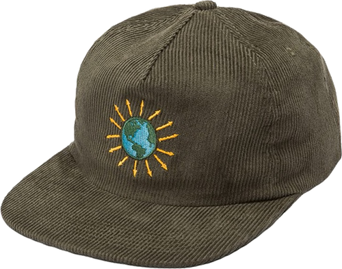 Uma Skateboards - Corduroy Earth Snapback Hat - Olive Green For Sale