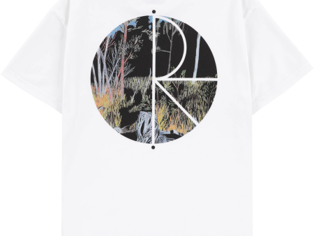 Polar Skate Co - Forest Fill Logo T-Shirt - White Cheap