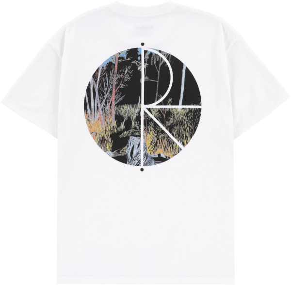 Polar Skate Co - Forest Fill Logo T-Shirt - White Cheap