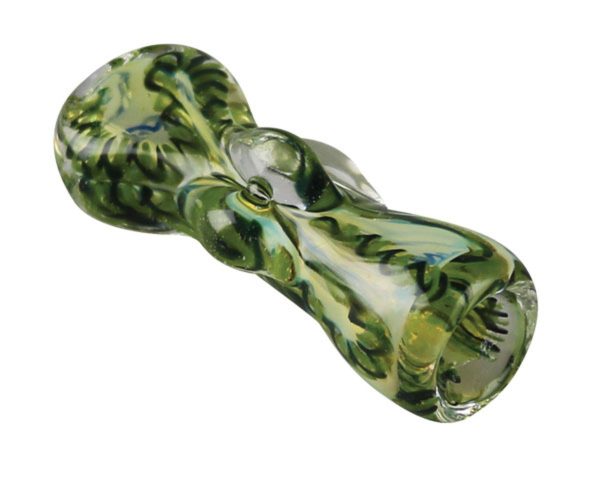 2.5  Wide Ends Latty Swirl Glass Chillum Sale