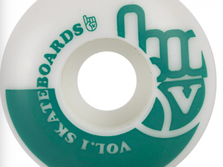 Volume 1 Wheels - 54mm No.1 - White Teal Online Hot Sale