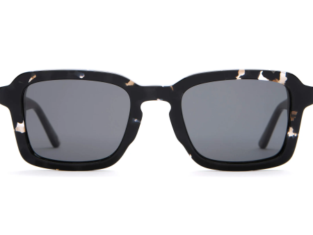 Crap Eyewear Sunglasses - The Heavy Tropix - Black Tortoise Bio   Polarized Grey Online Sale