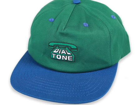 Dial Tone Wheel Co - Dial Logo Snapback Hat - Forest   Navy Cheap