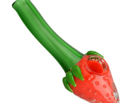 Strawberry Blossom Glass Hand Pipe Online now