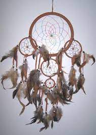 Light Brown Tan Rainbow Dreamcatcher Online now