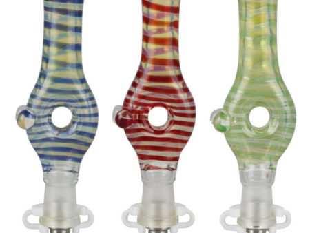 Glass Donut Dab Straw - 5.5    10mm on Sale