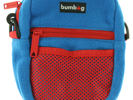 Bumbag Compact Bag - Frankie Villani - Blue Red Fleece Discount