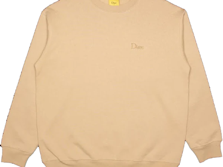 Dime - Classic Small Logo CrewNeck - Tan Discount