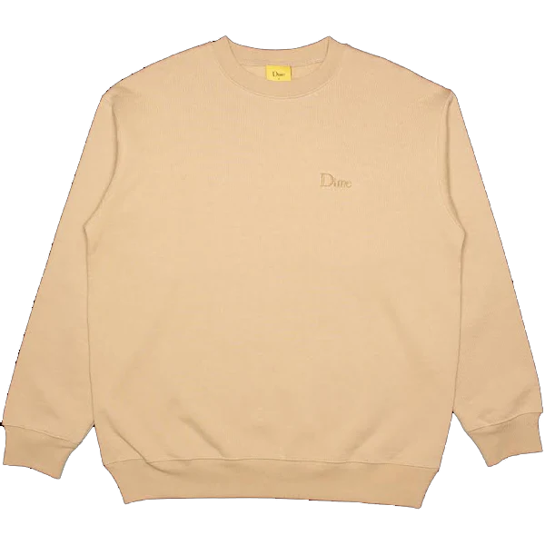 Dime - Classic Small Logo CrewNeck - Tan Discount