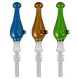 Portable Glass Dab Straw w  Quartz Tip - 5  Cheap