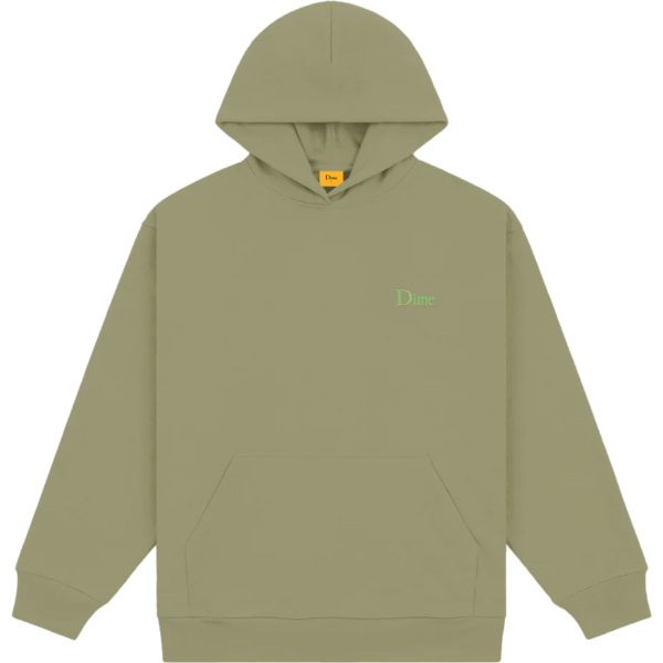 Dime - Army Green Classic Hoodie Online Hot Sale