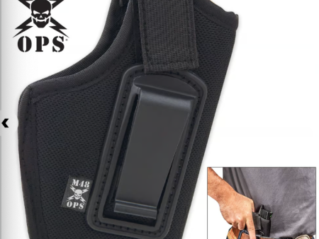 M48 OPS Concealed Belt Holster - Padded Polyester Construction, Front Arch Design, Thumb Strap Online now