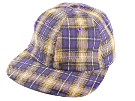 Theories - Mechanics Purple Plaid - Adjustable Hat Online