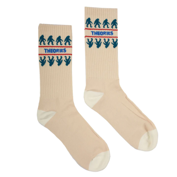 Theories -  Northern Theories Crew Socks - Bone For Discount