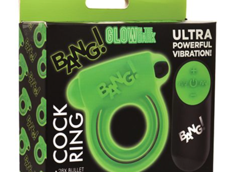 Bang! Glow in the Dark 28X Remote Controlled Cock Ring For Discount