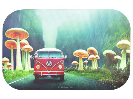 Pulsar Magnetic 3D Rolling Tray Lid - Camper Van Shroom Trip | 11 x7  Online Hot Sale