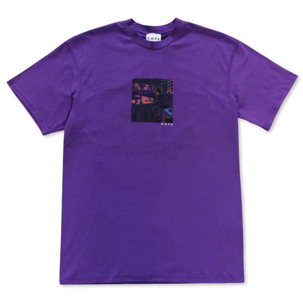 Skateboard Cafe - Barfly T-Shirt - Purple Online Hot Sale