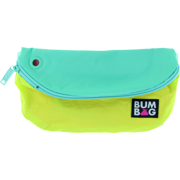 Bumbag Pouch Baseline -  Green Teal Yellow For Cheap