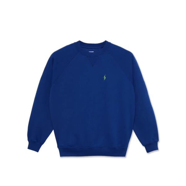 Polar Skate Co - No Comply Default Crewneck - Egyptian Blue on Sale