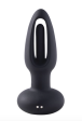 Snuggy Flapping Anal Plug Vibrator - Black For Discount