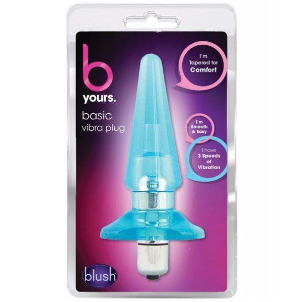 Blush B Yours Basic Vibra Plug - Blue Online