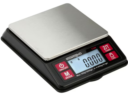 Truweigh Lux Digital Mini Scale - 100g x 0.005g   Black Supply