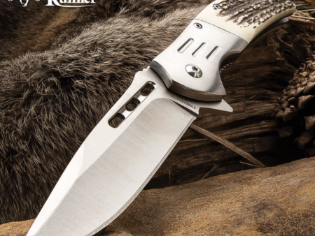 Ridge Runner Faux Stag Antler Hunting Pocket Knife For Cheap