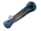 4  Multicolor Borosilicate Glass Tobacco Chillum W  Twists For Cheap