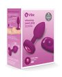 b-Vibe Remote Control Vibrating Jewel Plug Online Sale