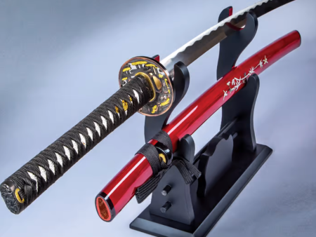 Shinwa Crimson Warrior Katana - Carbon Steel Blade Online Sale