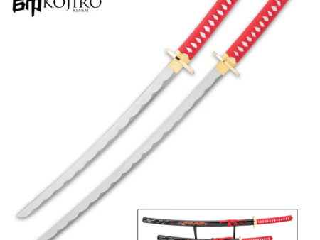 Kojiro Chinese Sea Serpent Sword Set - High Carbon Steel Blades For Sale