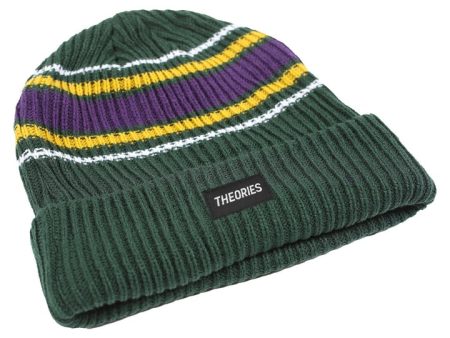 Theories of Atlantis - Burst Stripe Beanie - Alpine Green For Sale